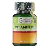 Nature’s Supreme Vitamin D3 1000 IU 90 Kapsül – Vitaminler