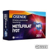Osende MFİ Metilfolat İyot 30 Dil Altı Tablet