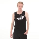 Puma Ess Tank  White Erkek T-Shirt Siyah
