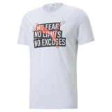 Puma Performance Slogan Cat Tee Kısa Kollu T-Shirt Beyaz – Fitness Aksesuarları