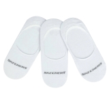 Skechers U Skx No Show Socks 3 Pack &Ccedil;orap Beyaz