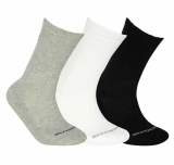 Skechers U Skx Padded Crew Cut Socks 3 Pack Unisex &Ccedil;orap Siyah