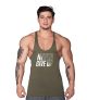 Supplementler.com Never Give Up Fitness Atleti Yeşil – Erkek Spor Giyim