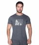 Supplementler.com Never Give Up T-Shirt Gri – Erkek Spor Giyim