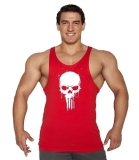 Supplementler.com Skull Fitness Atleti Kırmızı – Erkek Spor Giyim