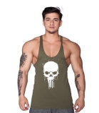 Supplementler.com Skull Fitness Atleti Yeşil – Erkek Spor Giyim