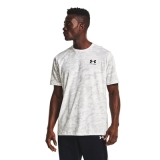 Under Armour All Over Logo T-Shirt Beyaz Kamuflaj – Erkek Spor Giyim