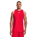 Under Armour Baseline Cotton Atlet Kırmızı Beyaz – Erkek Spor Giyim
