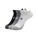 Under Armour Heatgear No Show Çorap 3’lü Paket Siyah/Gri/Beyaz – Erkek Spor Giyim