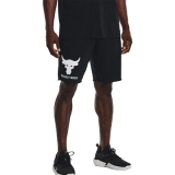 Under Armour Project Rock Brahma Bull Terry Şort Siyah – Erkek Spor Giyim