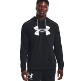 Under Armour Rival Terry Logo Hoodie Kapüşonlu Sweatshirt Siyah – Erkek Spor Giyim