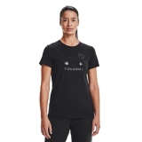 Under Armour Sportstyle Graphic Kadın Kısa Kollu T-Shirt Siyah – Kadın Spor Giyim