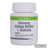 Voonka Ginseng Ginkgo Biloba L-Arginine 32 Kapsül